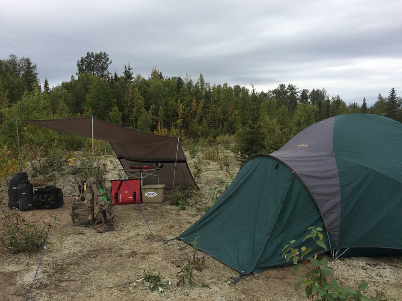 Moose hunting and camping trips