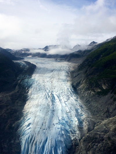 Glacier views in Alaska