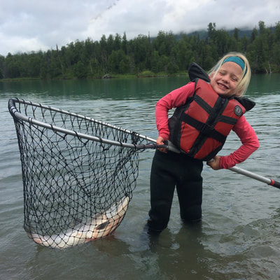 Kid friendly fishing in Alaska