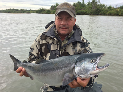 Salmon Fishing Kustatan River Alaska