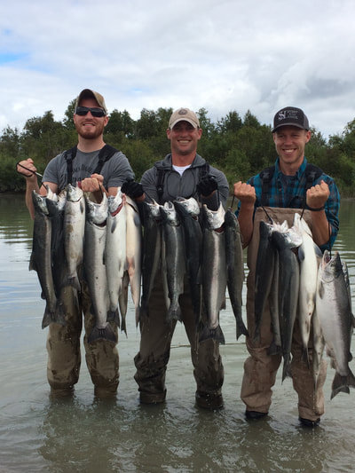Guided fishing tips Chuitna River Alaska