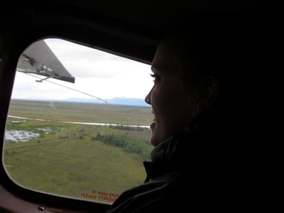 Float plane to Chuitna River Alaska