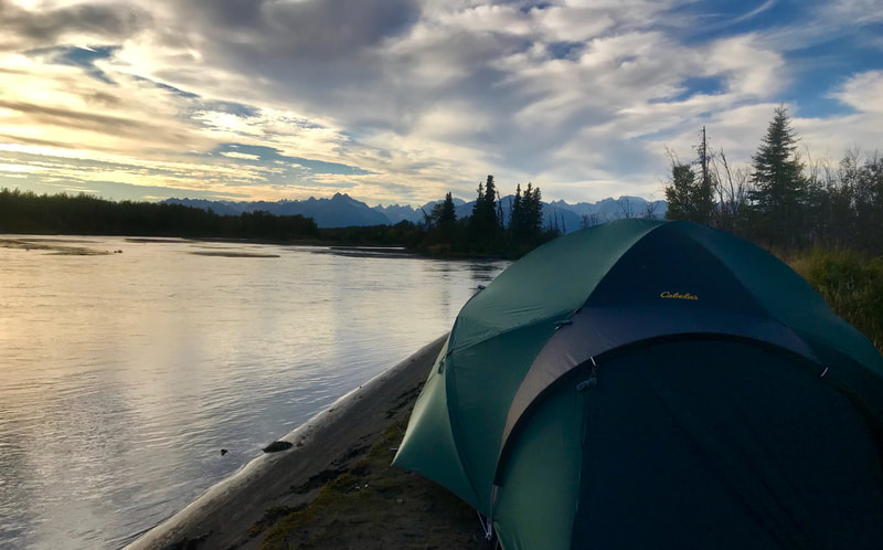 Camp Setup Moose Hunting Alaska